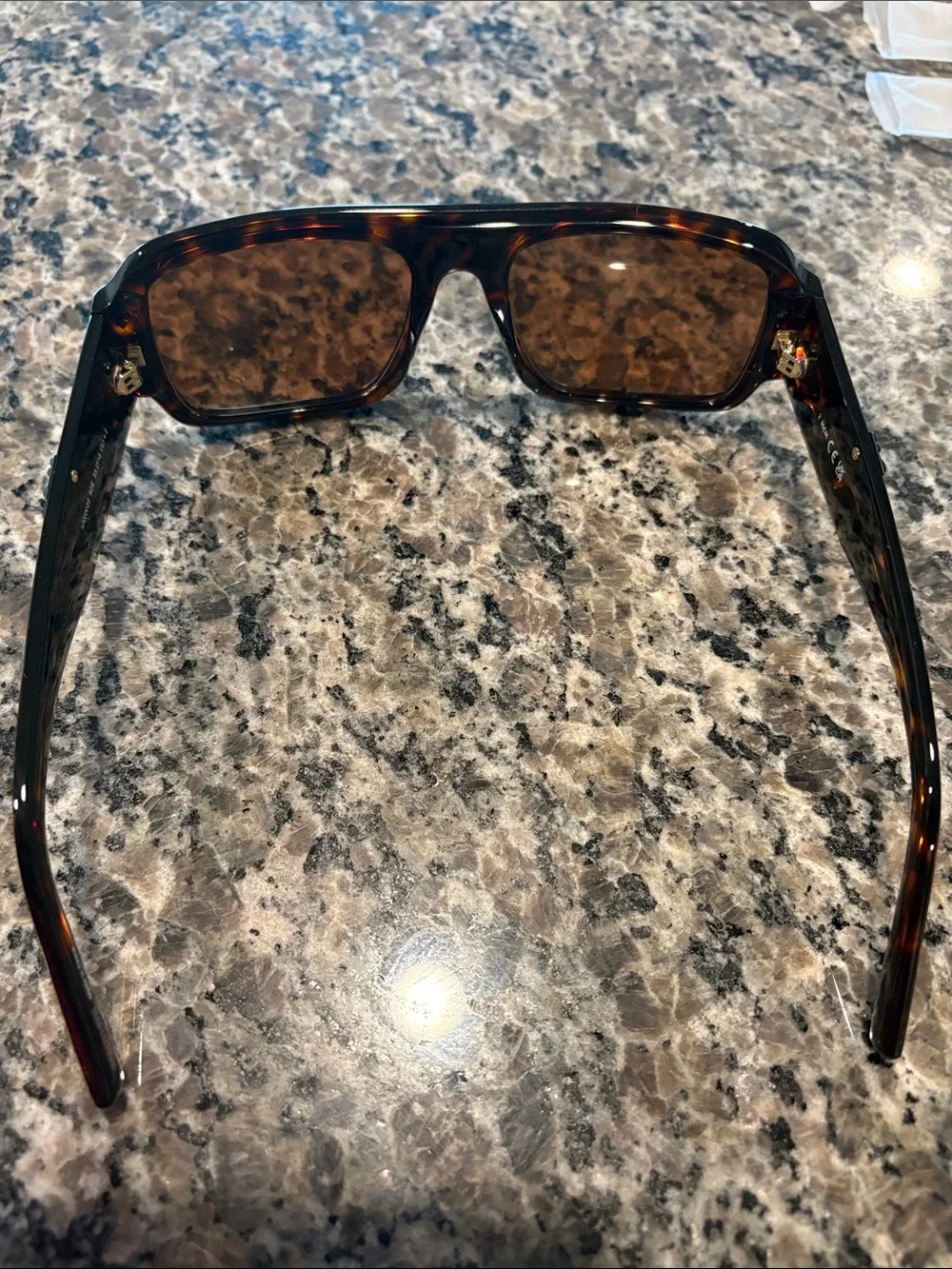 MCM Tortoiseshell Sunglasses with Crossbody Pouch